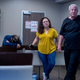 SAN ANTONIO, TX- JUNE 24, 2022: Dr Alan Braid, right, informs patients inside the waiting room that he can no longer provide abortion services since the Supreme Court had just overturned Roe v. Wade shutting down abortion services at Alamo Womens Reproductive Services on June 24, 2022 in San Antonio, Texas. The clinic had to turn patients away once the ruling came down.(Gina Ferazzi / Los Angeles Times via Getty Images)